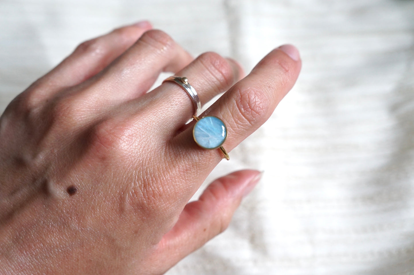 Cloud Kissed Adjustable Ring