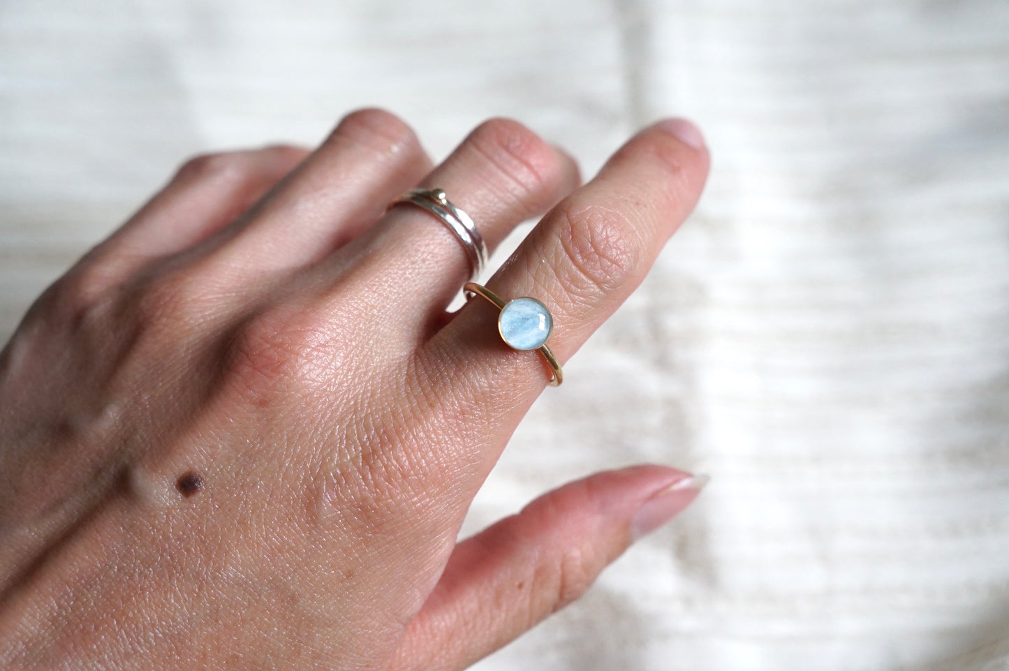 Cloud Kissed Adjustable Ring