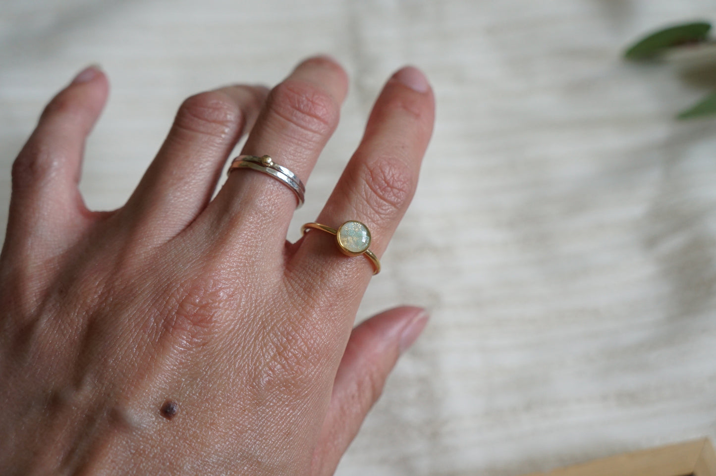 Seafoam Dreams Adjustable Ring