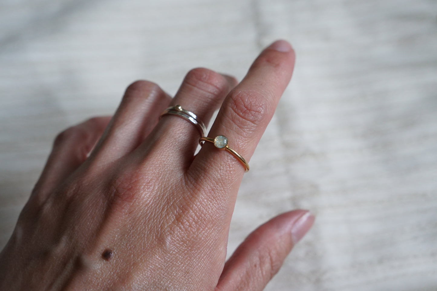 Seafoam Dreams Adjustable Ring