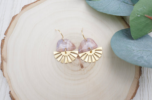Rose Aura Dangles