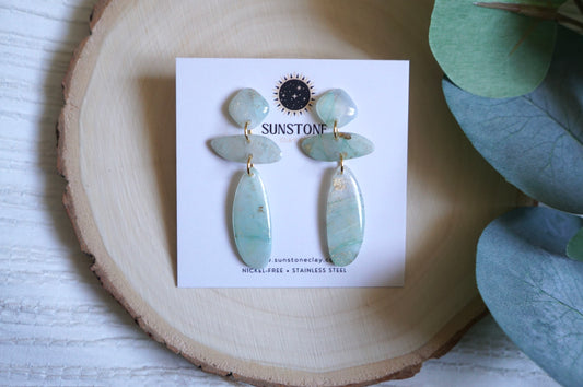 Seafoam Dreams Stud Dangles