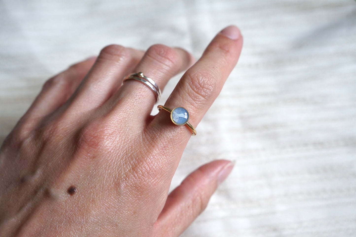 Tranquil Skies Adjustable Ring