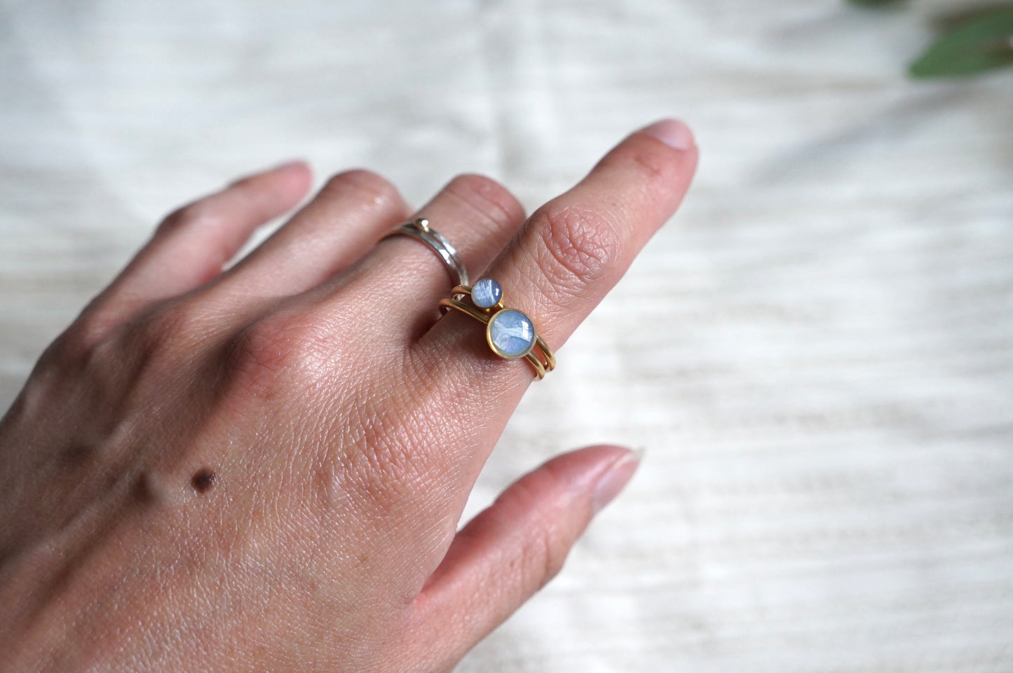 Tranquil Skies Adjustable Ring