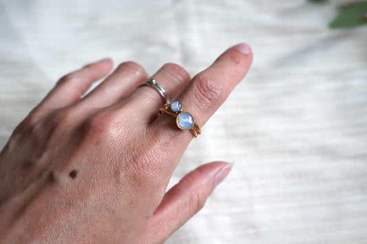 Tranquil Skies Adjustable Ring