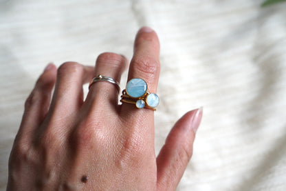 Cloud Kissed Adjustable Ring