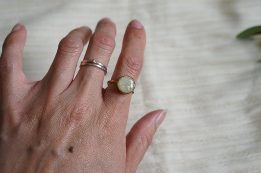 Seafoam Dreams Adjustable Ring