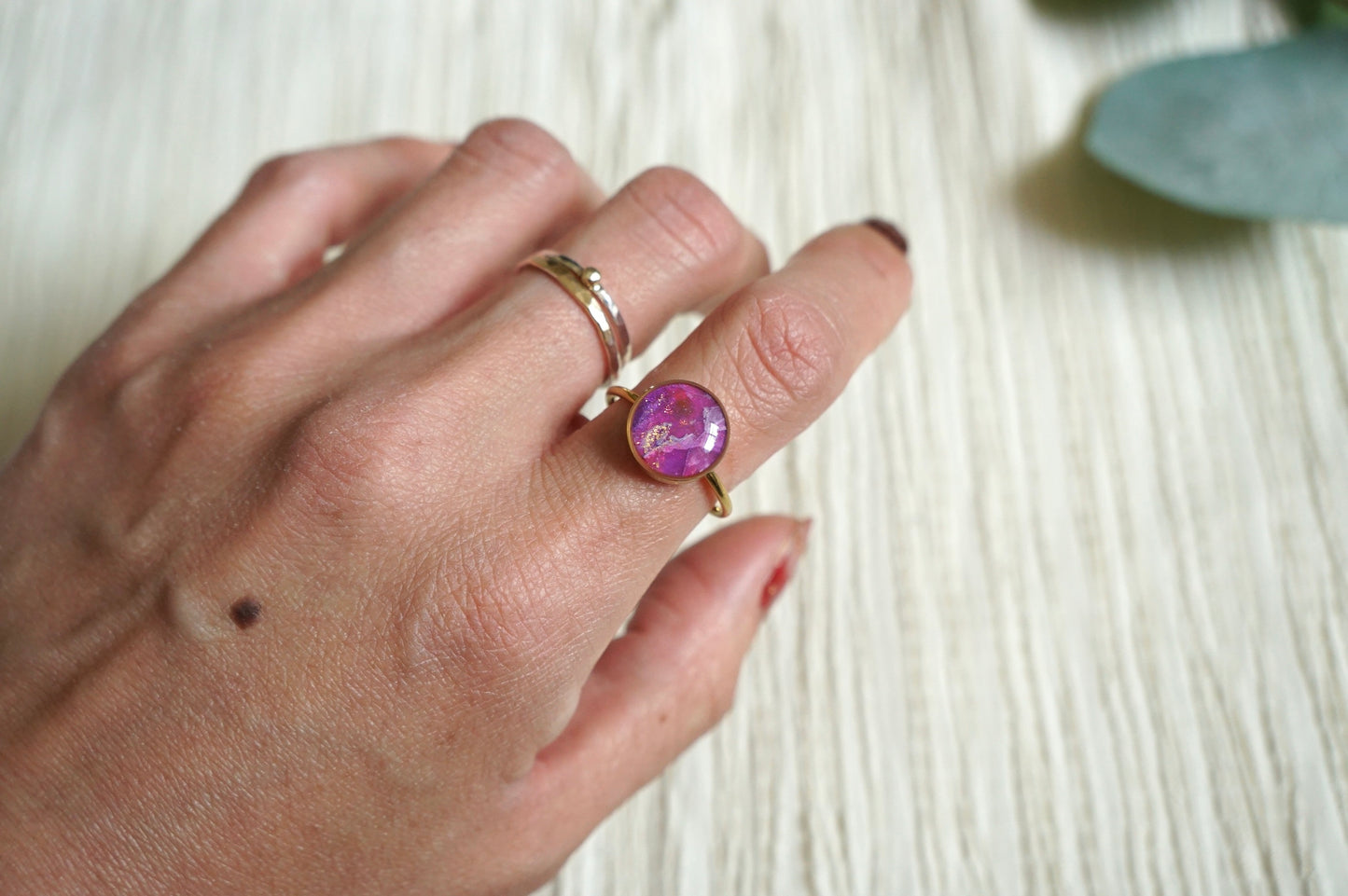 Purple Haze Adjustable Ring