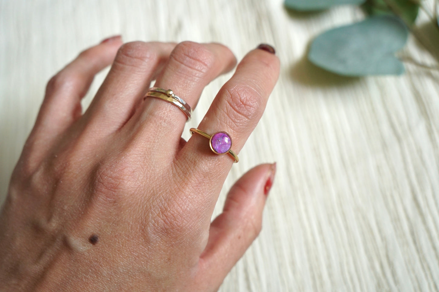 Purple Haze Adjustable Ring