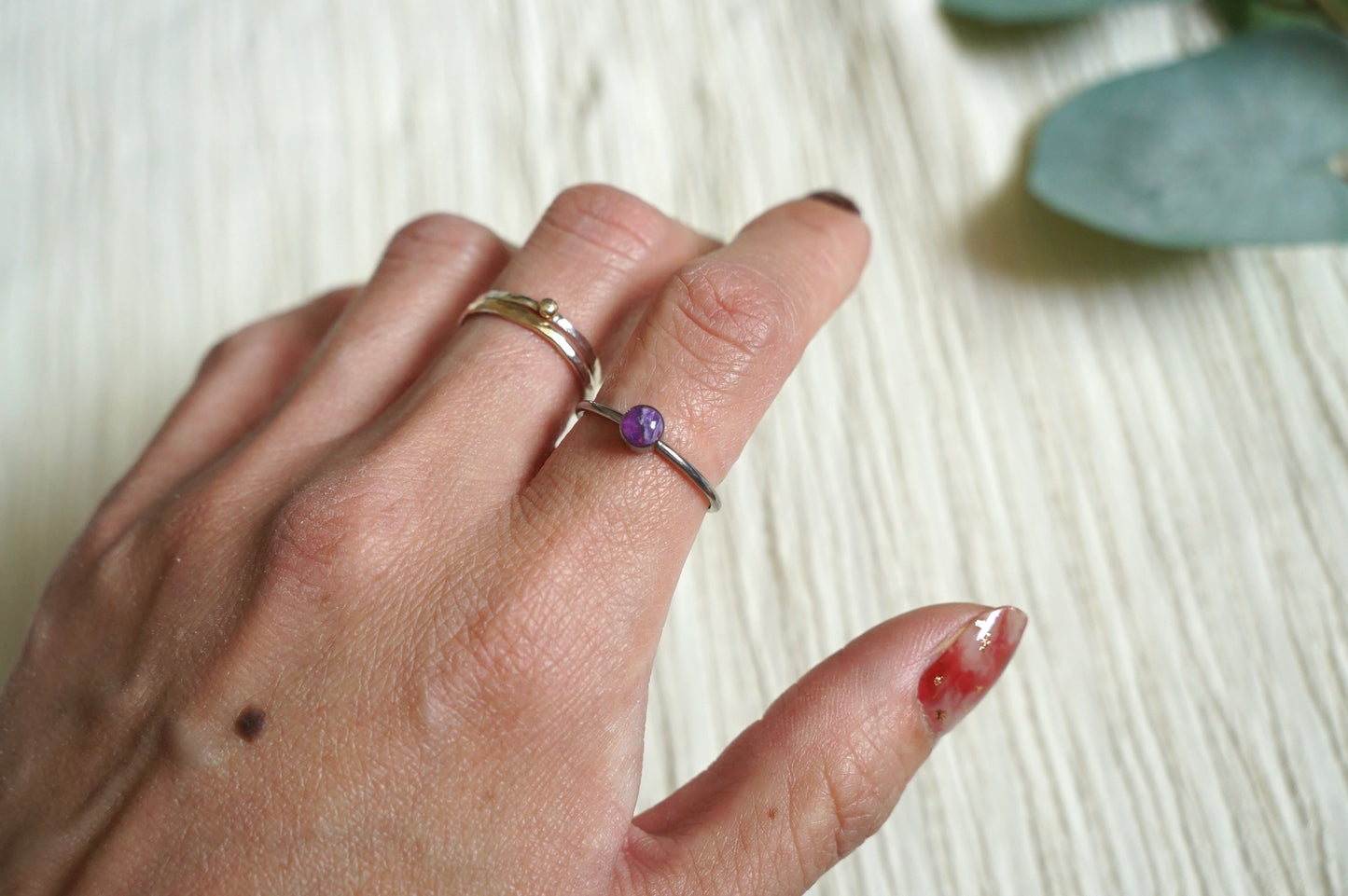 Purple Haze Adjustable Ring