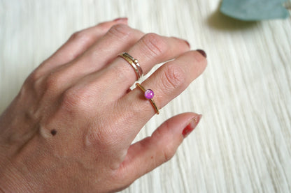 Purple Haze Adjustable Ring