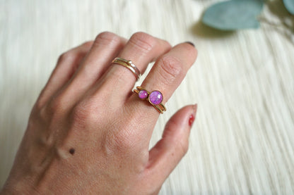 Purple Haze Adjustable Ring