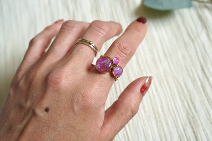 Purple Haze Adjustable Ring
