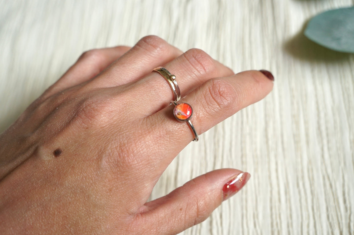 Citrus Bloom Adjustable Ring