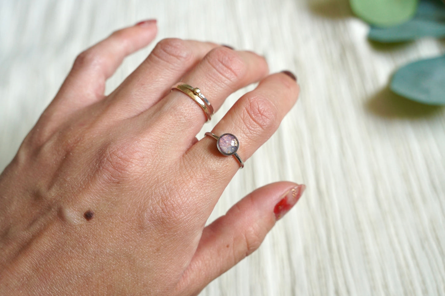 Rose Aura Adjustable Ring