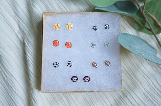 Sports / Game Day Studs / Post Earrings
