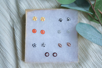 Sports / Game Day Studs / Post Earrings
