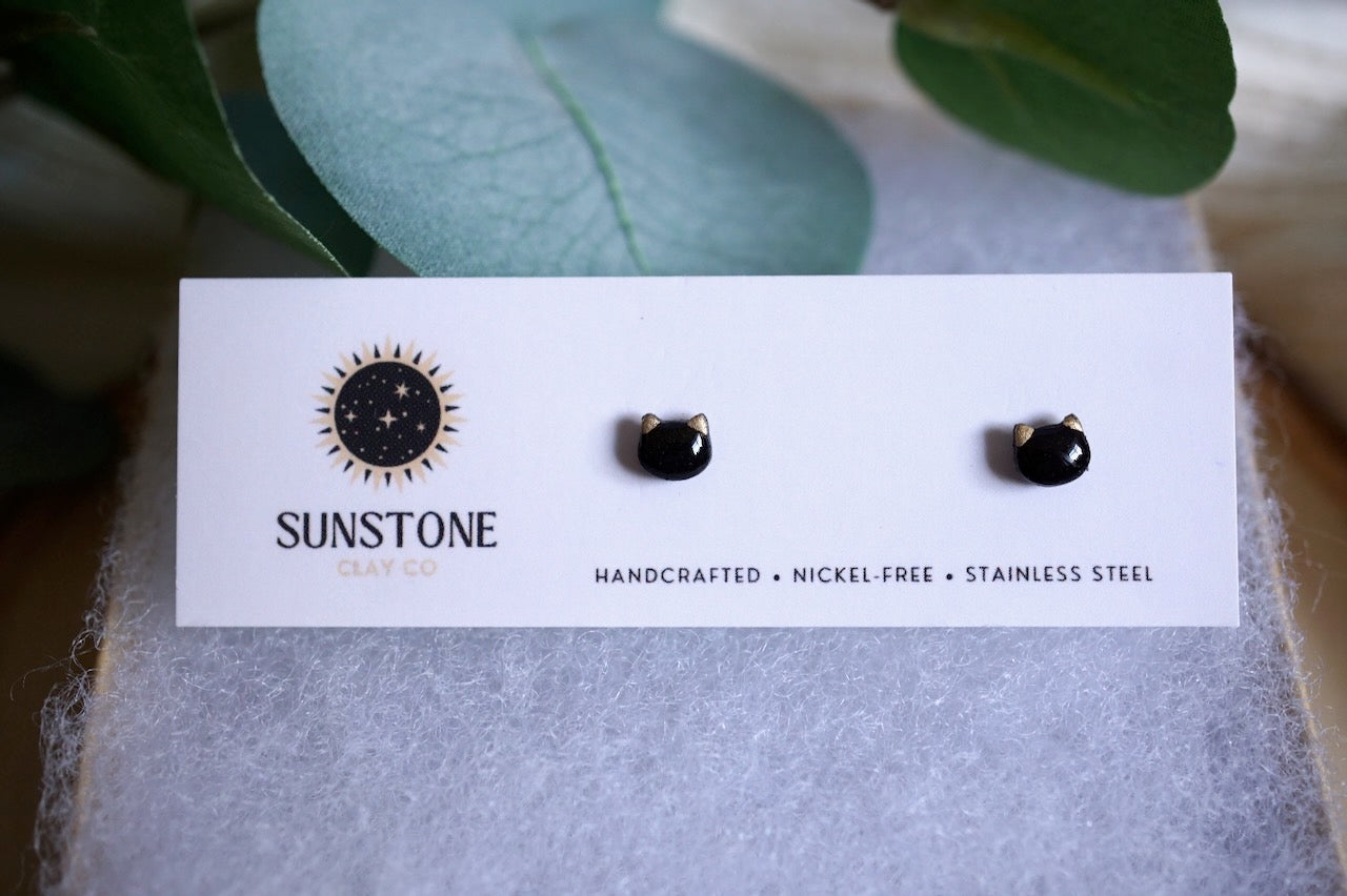 Cat Stud Earrings | Collector Minis