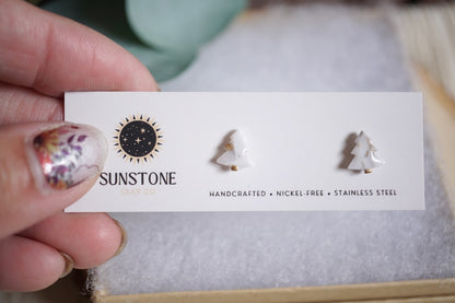 Christmas Tree Stud Earrings | Collector Minis