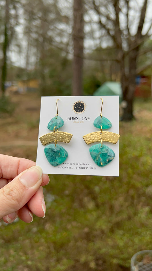 Emerald Canopy Dangles