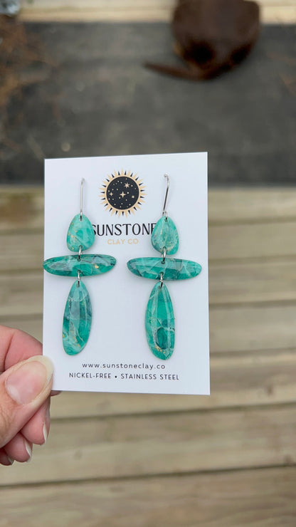 Emerald Canopy Dangles