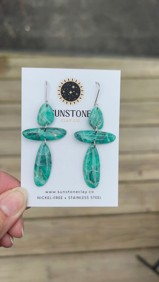 Emerald Canopy Dangles