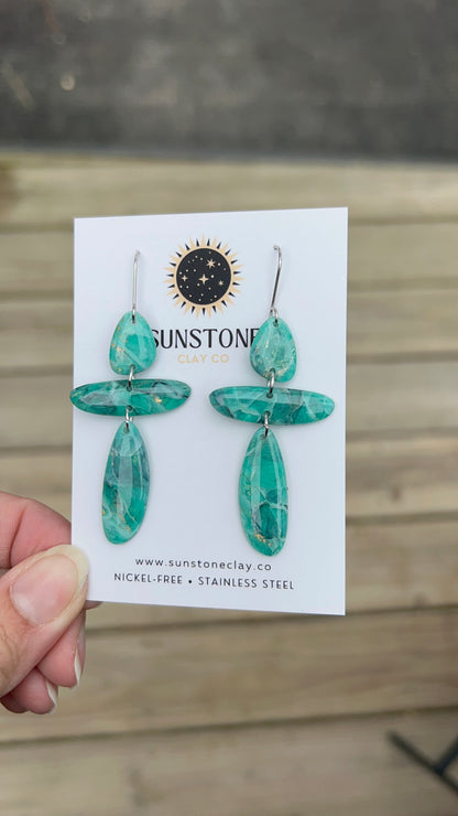 Emerald Canopy Dangles
