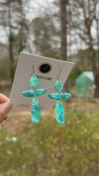 Emerald Canopy Dangles